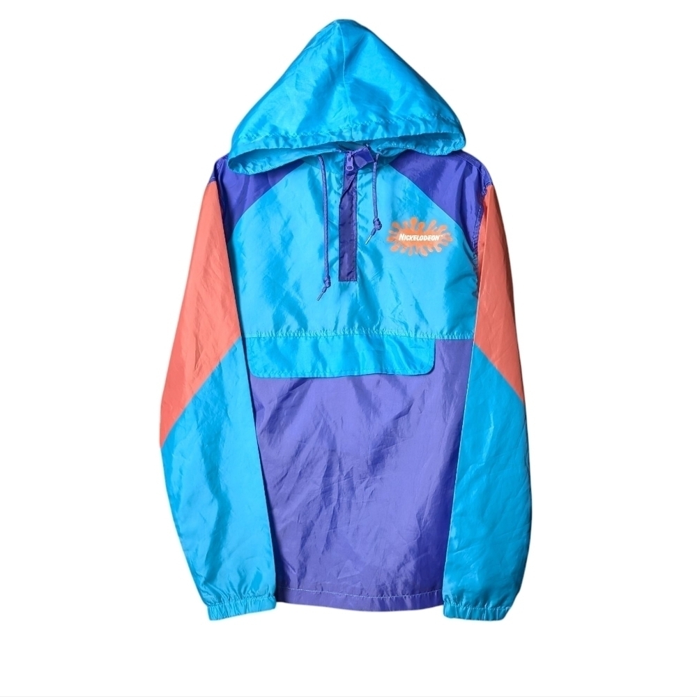 Rugrats Nickelodeon Colorful Multicolor 90s Cartoon Graphic Jacket Unisex M - Picture 2 of 13